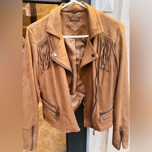 Jou Jou leather Coat